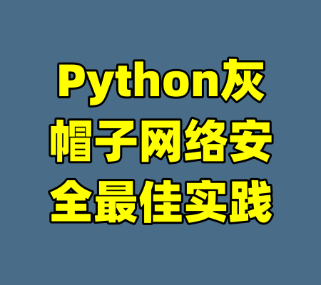 Python灰帽子网络安全最佳实践-99资源站
