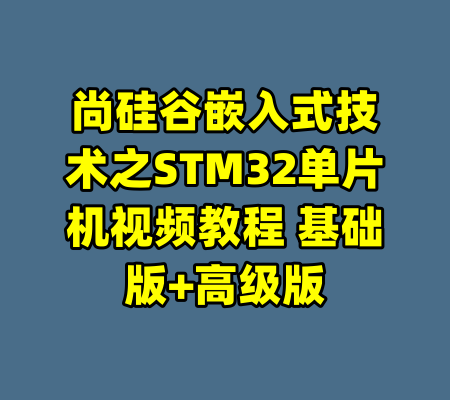 尚硅谷嵌入式技术之STM32单片机视频教程 基础版+高级版-99资源站
