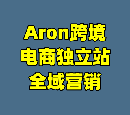 Aron跨境电商独立站全域营销