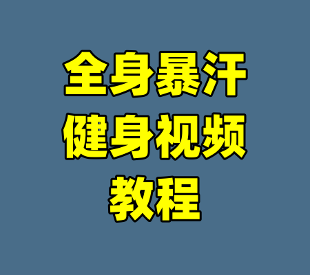 全身暴汗健身视频教程