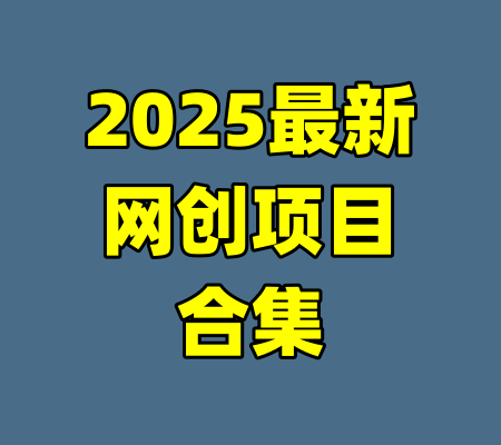 2025最新网创项目合集-99资源站