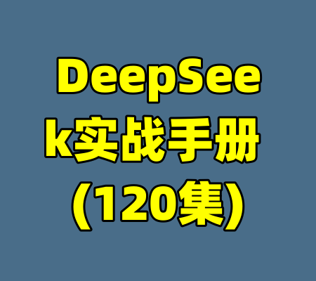 DeepSeek实战手册 (120集)-99资源站