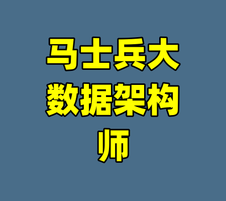 马士兵大数据架构师-99资源站