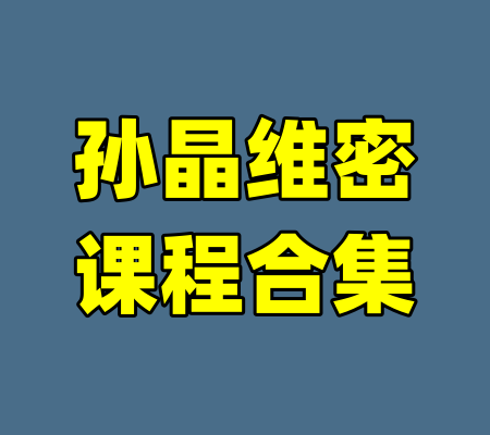 孙晶维密课程合集